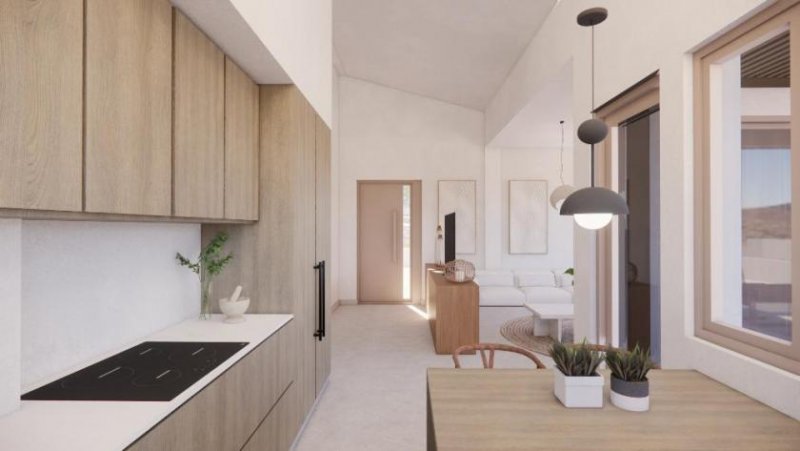 Erfi Kreta, Erfi - Projekt: Bungalow mit Swimmingpool und Meerblick im Olivenhain Haus kaufen